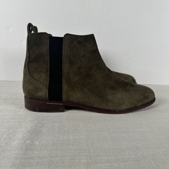 Louise et Cie Lo-Teshy Green Leather Suede‎ Boots Women’s Side 10 M / 42 - Picture 1 of 15